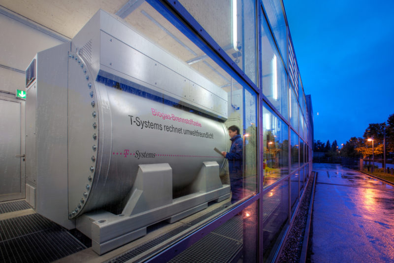 Technology photography: Fuel cell at T-Systems in Munic.