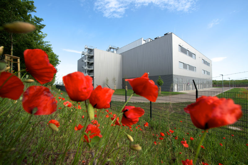 Technology Photography: One of the newest data centers in Biere close to Magdeburg, Germany provides modern technology for reduced power consumption.