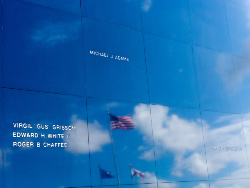 editorial photography: The memorial for the astronauts who died in action.