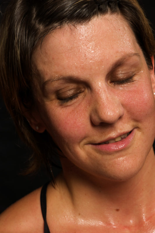 editorial photography:  Power: A photo series of people doing sports. Sweat and happiness unite in their faces.