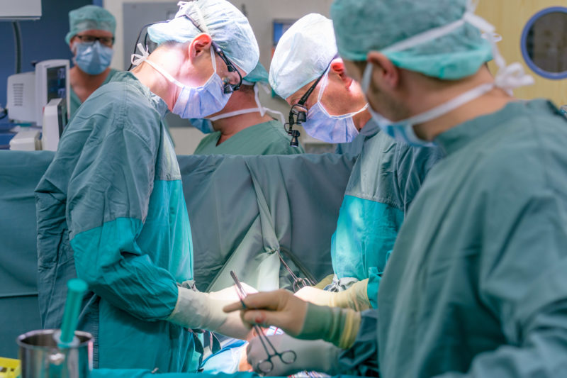 Healthcare photography:  In the paediatric cardiology department of the University Hospital Homburg (Saar). Open heart surgery.